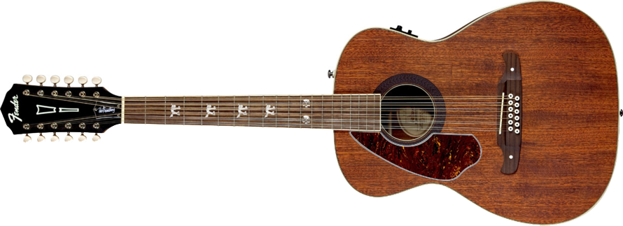 Single Wood Acoustic Guitar PNG