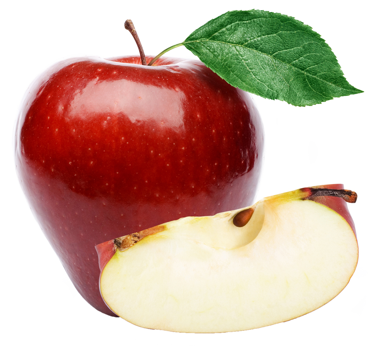 Sliced PNG transparente de la fruta de manzana
