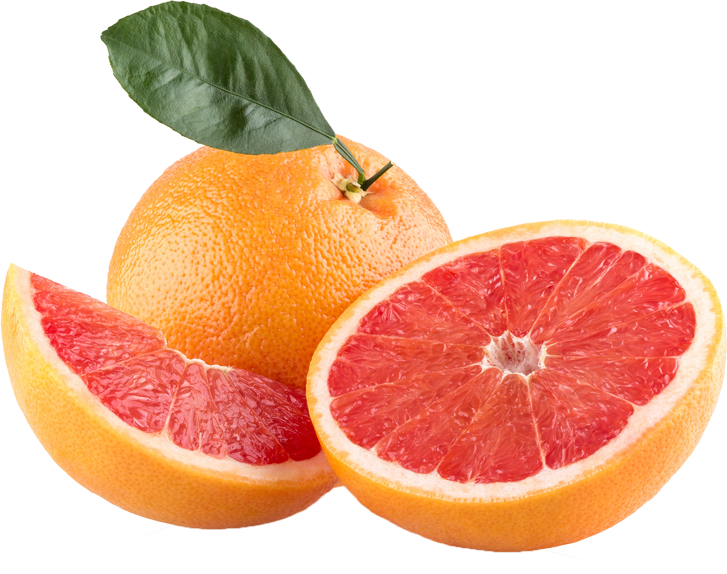 Sliced Grapefruit PNG