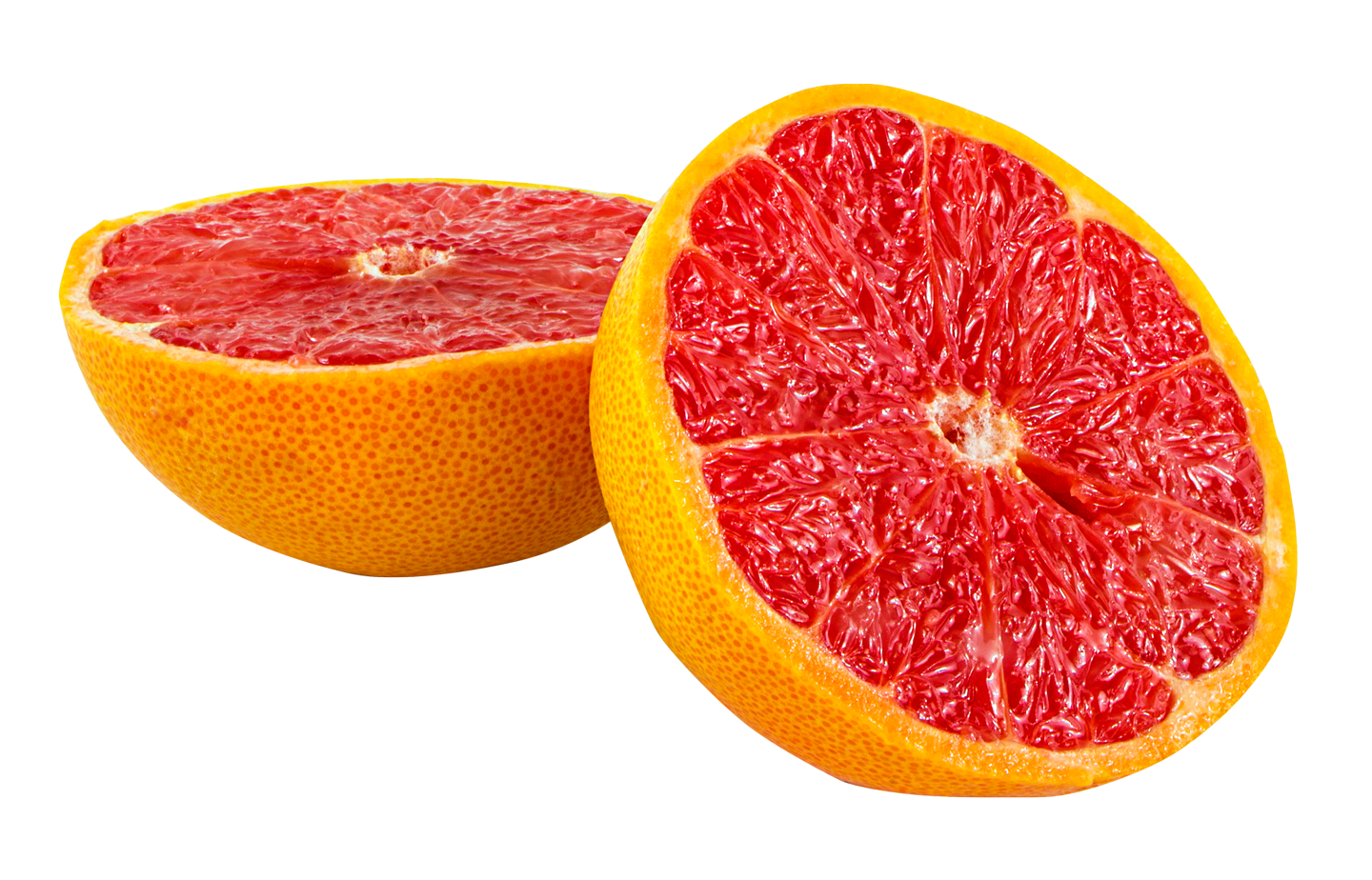 Sliced Orange Grapefruit PNG