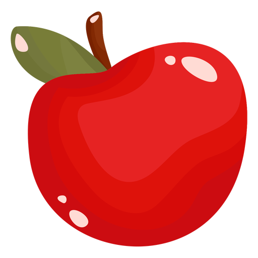 Small Apple Fruit Vector transparente PNG