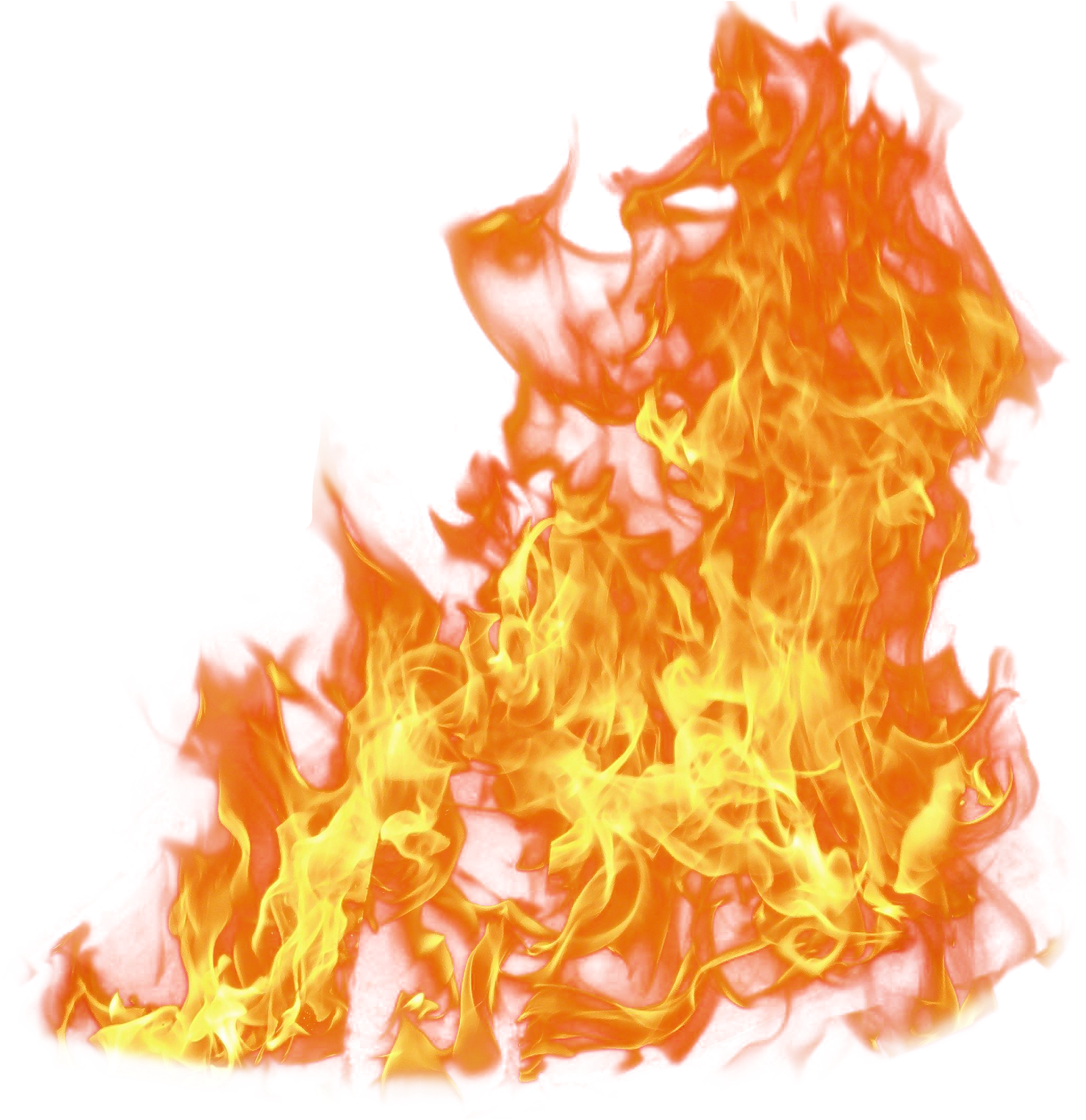 Small Fire Flames PNG Clipart Background