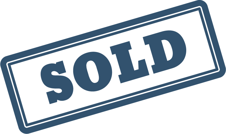 Sold Out Blue Icon Transparent PNG