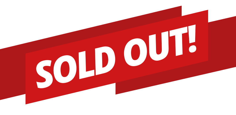 Sold Out Red Banner Transparent PNG