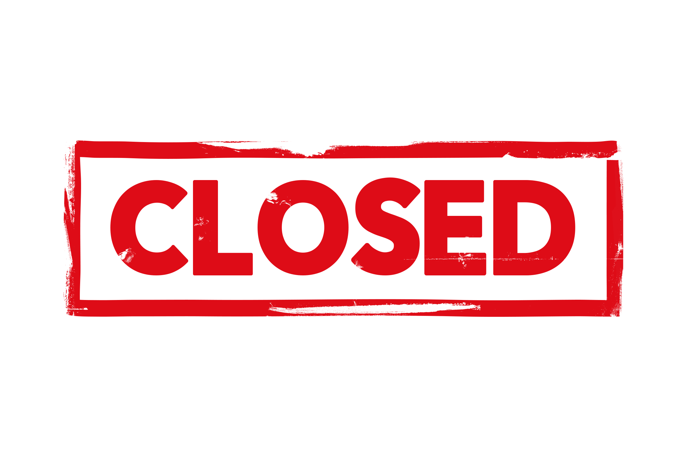 Sorry We Are Closed PNG Clipart Background