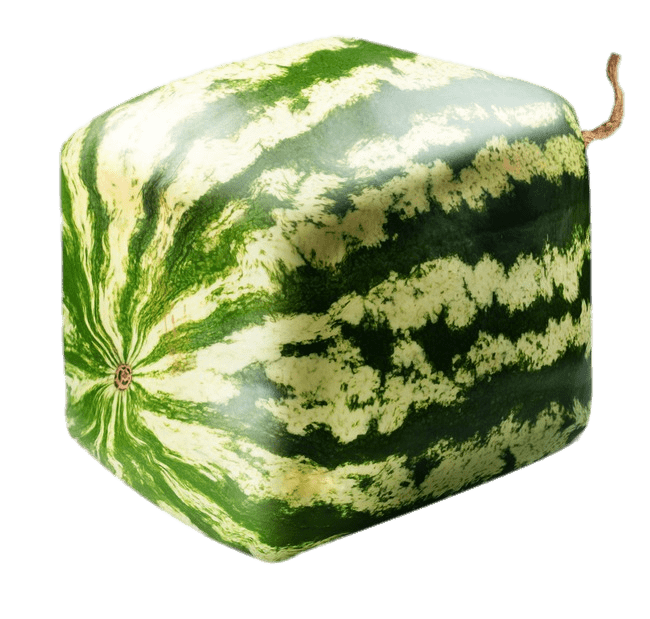 Square Watermelon Transparent PNG