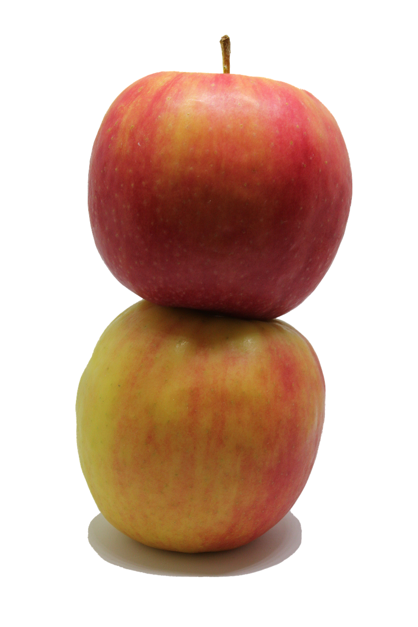 اثنين من فاكهة التفاح شفافة PNG