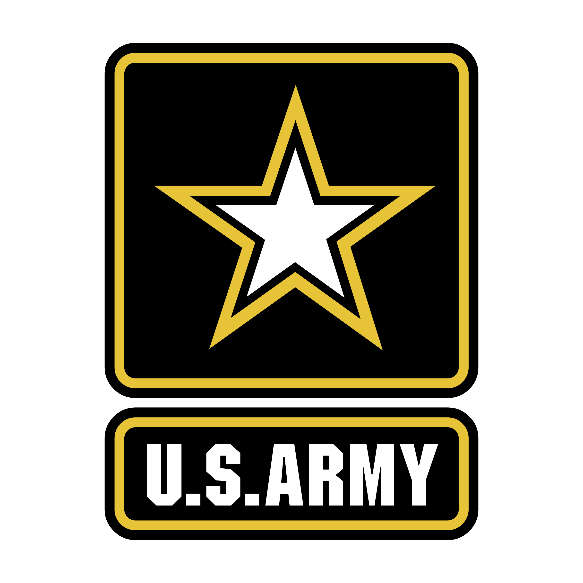 U.S. Army Logo Green Transparent PNG