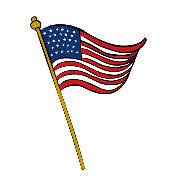 US Flag Day PNG Clipart Background