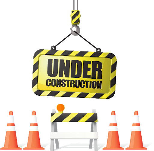 Under Construction Traffice Cones PNG