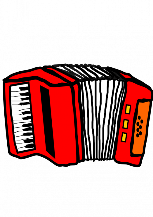 Vector Accordion Background PNG Image