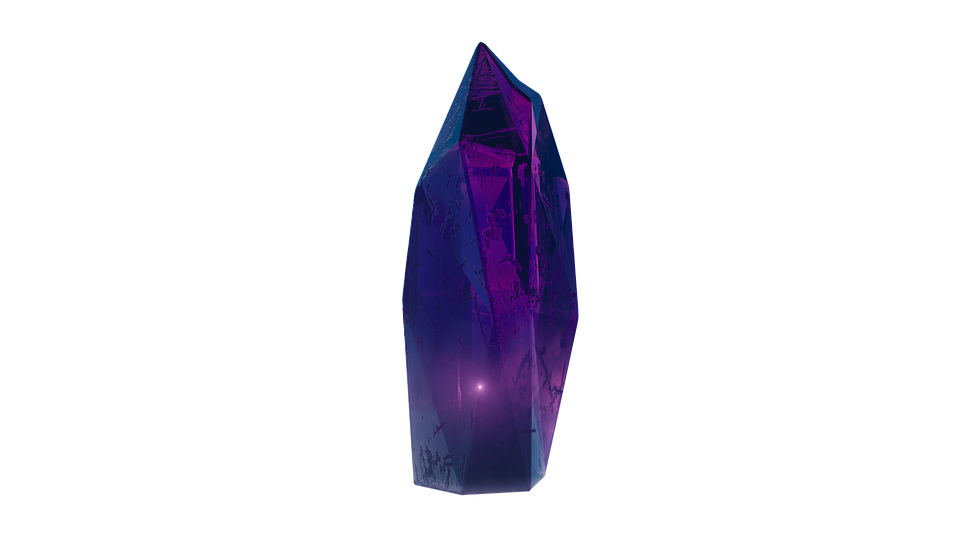 Violet Amethyst Stone PNG