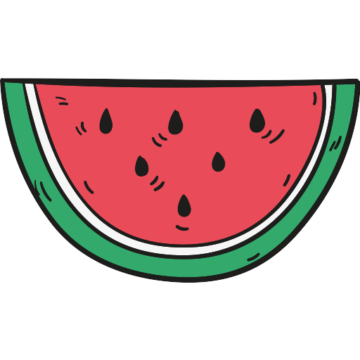 Watermelon Emoji Transparent PNG