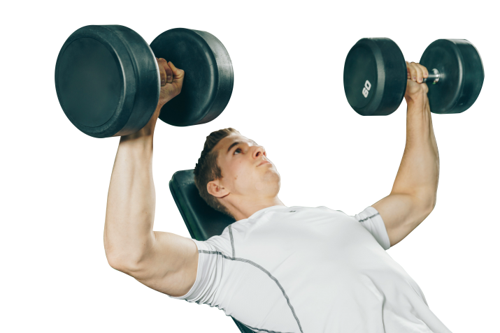 Weight Training Exercise Background PNG Image