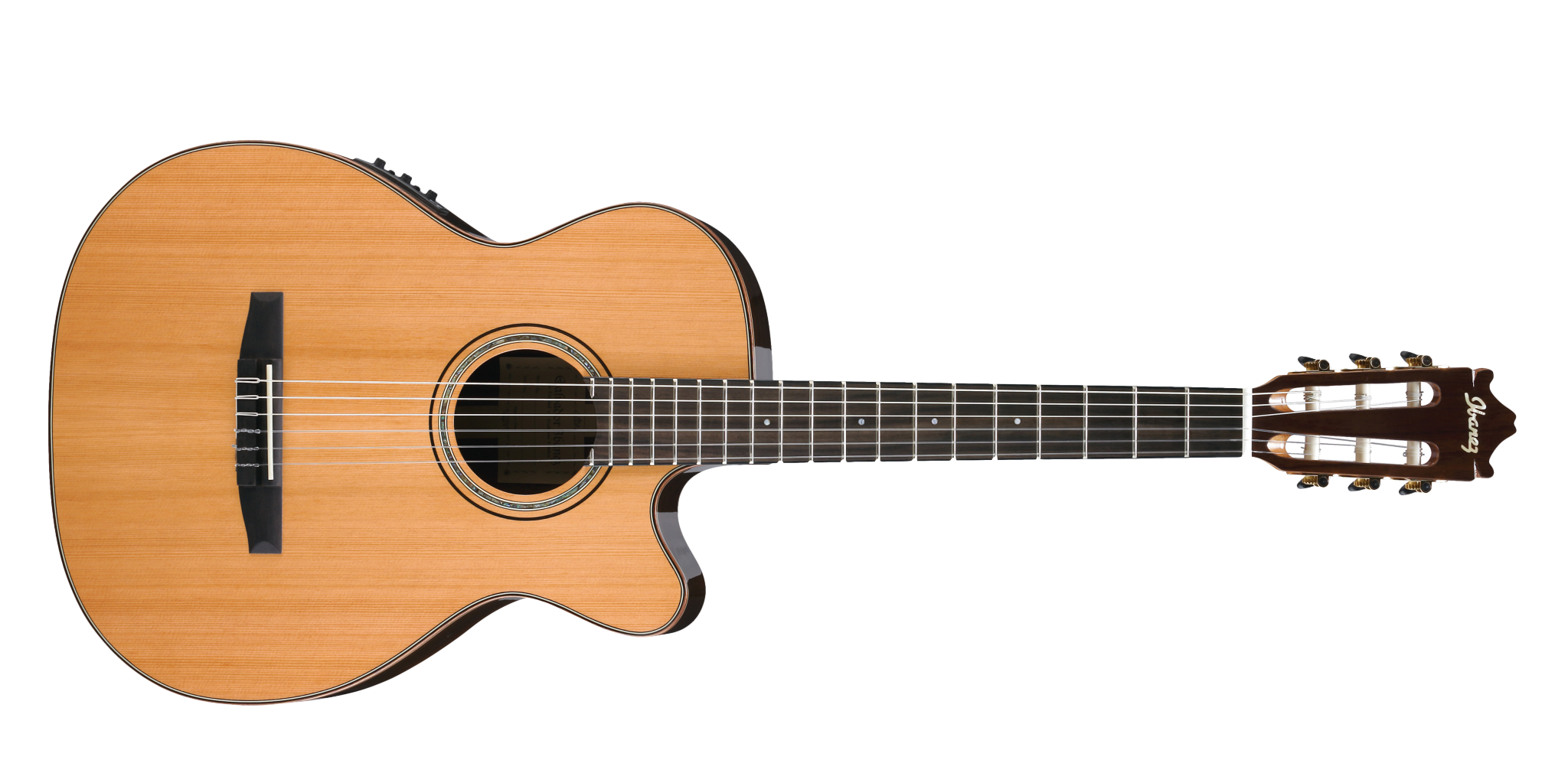 Wood Brown Acoustic Guitar PNG