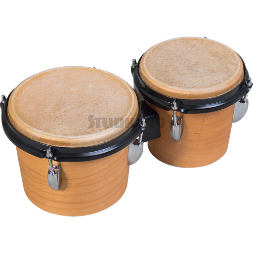 Wooden Bongo Drum Transparent PNG