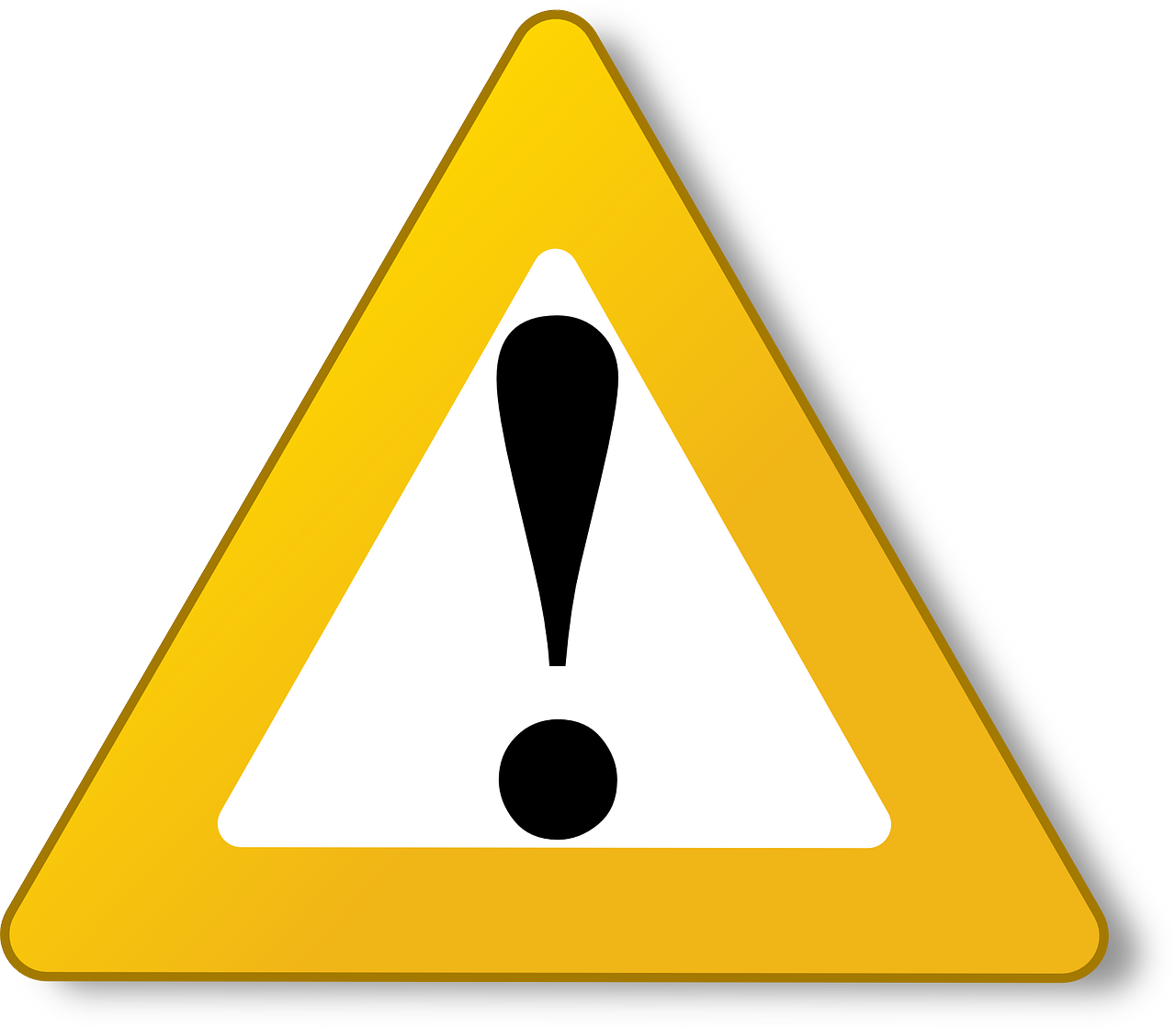 Yellow Attention PNG