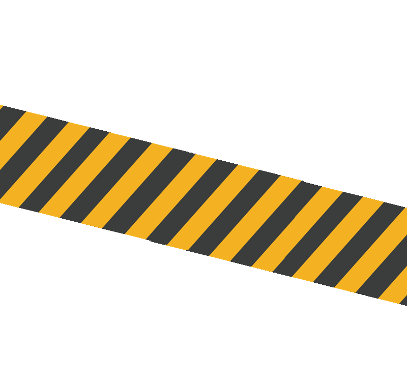 Yellow Belt Police Tape Transparent PNG