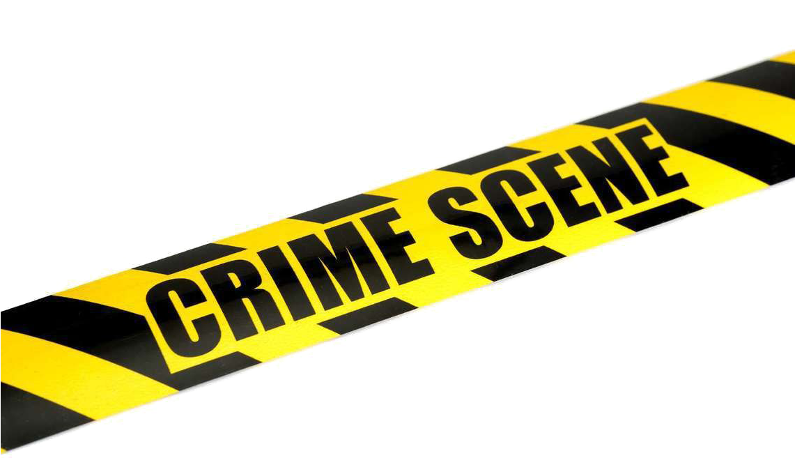 Yellow Crime Scene Police Tape PNG