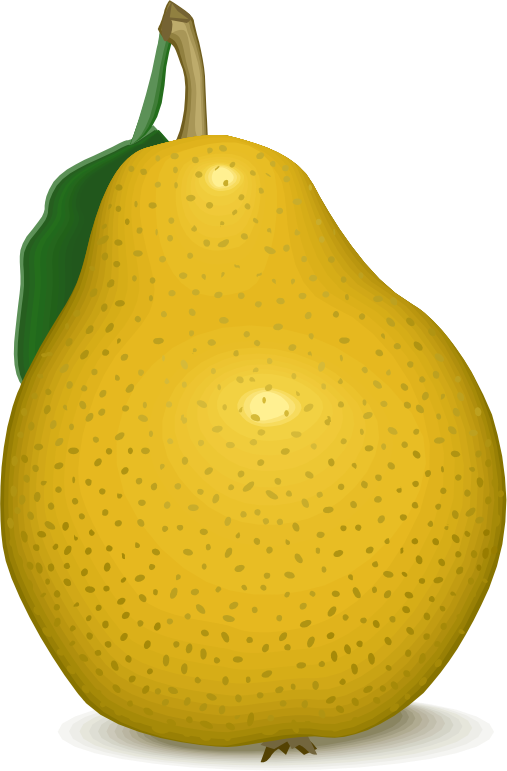 Yellow Fruit Asian Pear Transparent PNG