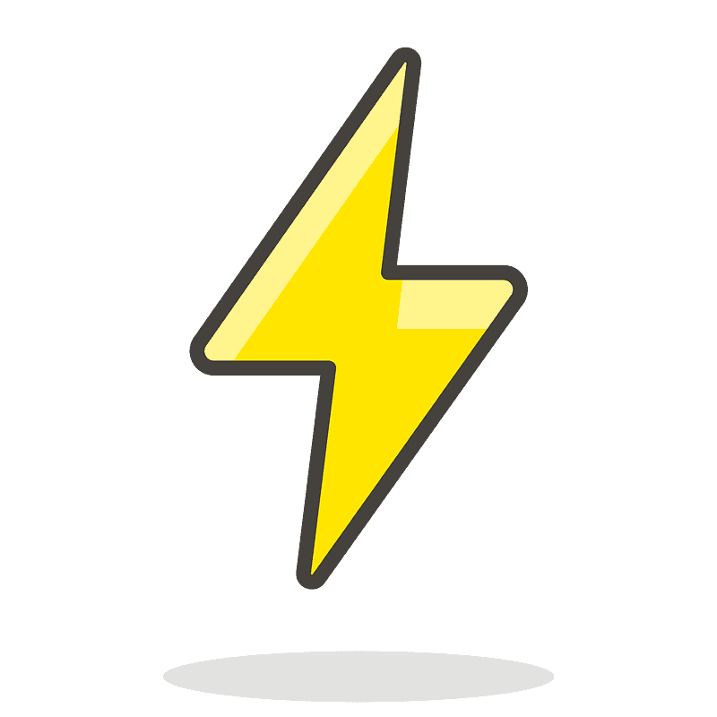 Yellow High Voltage Transparent PNG