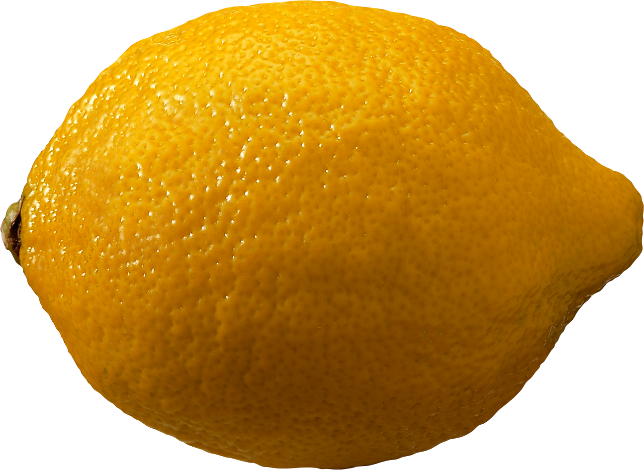 Yellow Single Lemon PNG