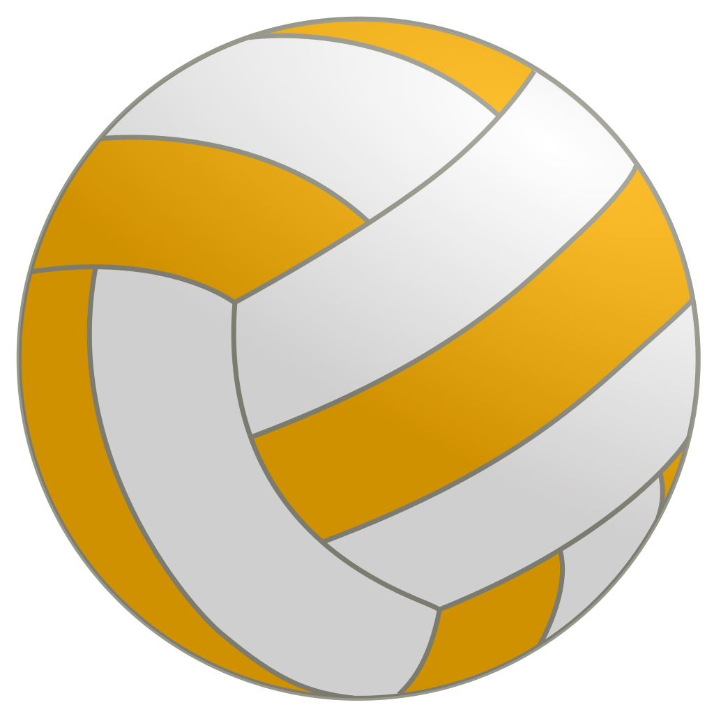 Yellow White Netball Ball Transparent PNG