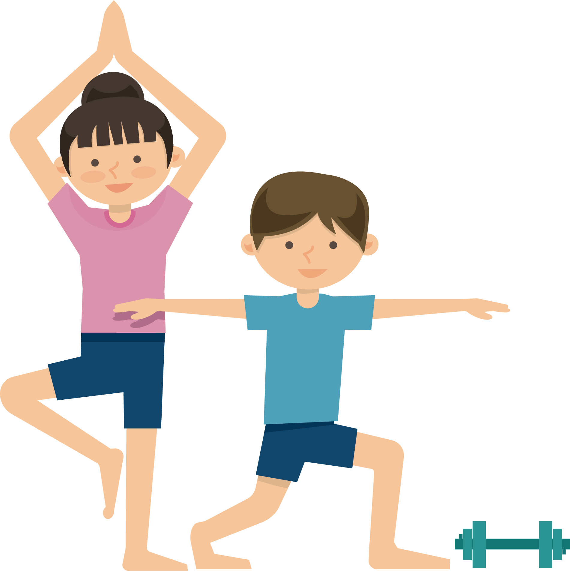 Yoga Exercise Background PNG Image