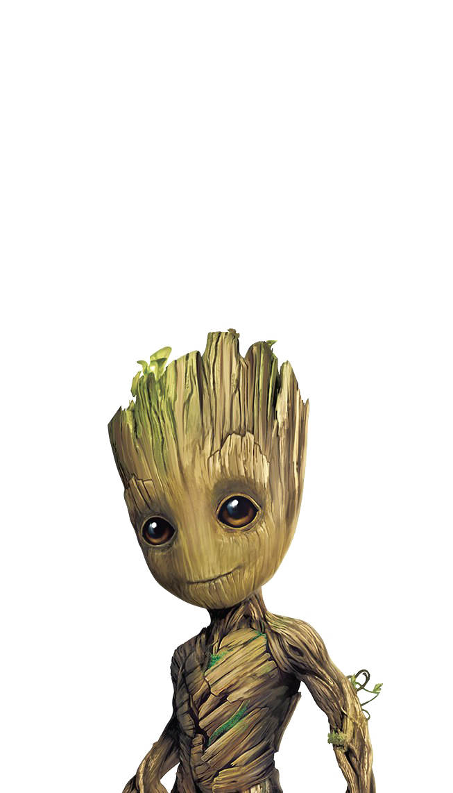 Angry Groot Background PNG Image