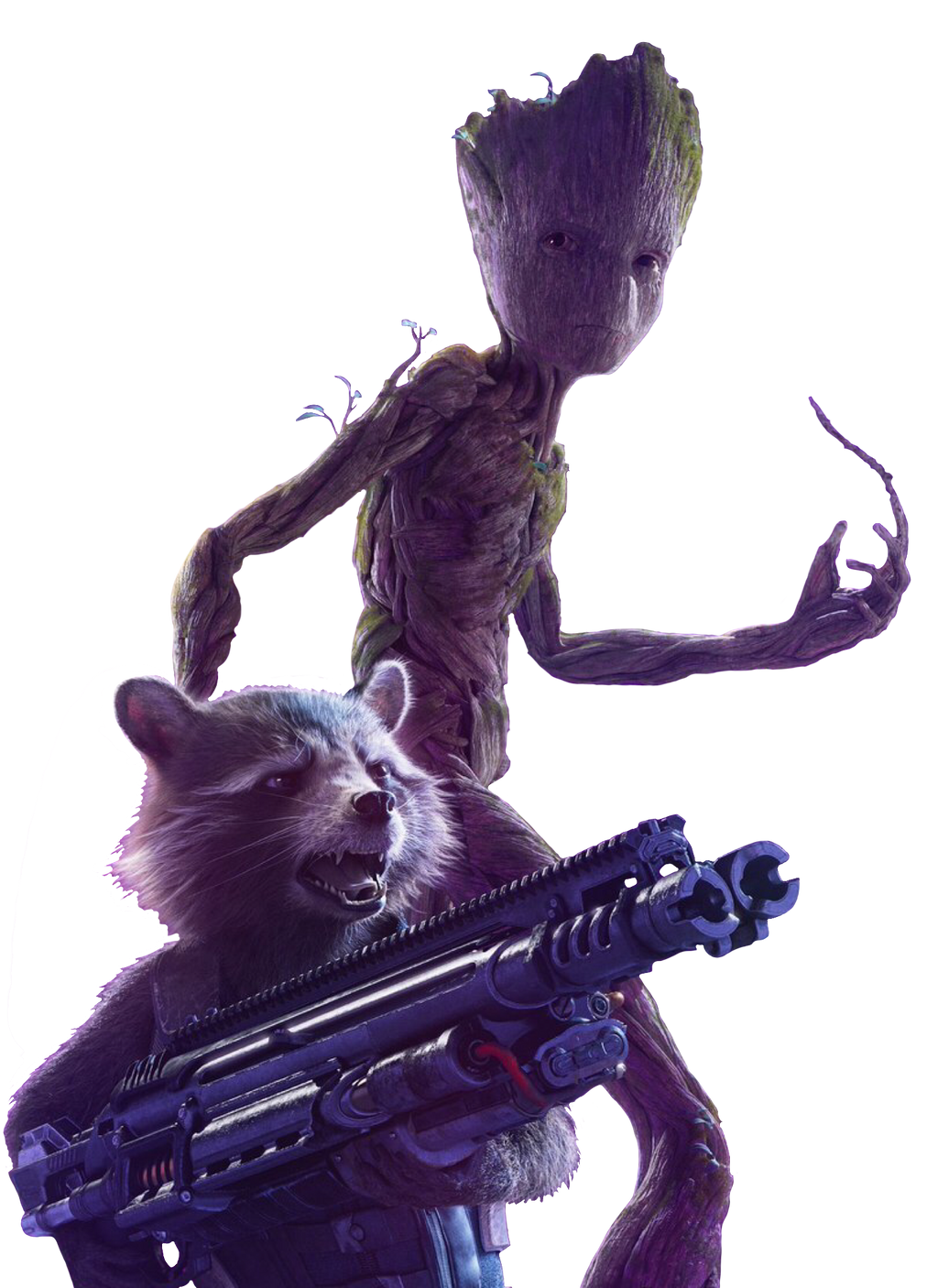 Angry Groot Transparent Background
