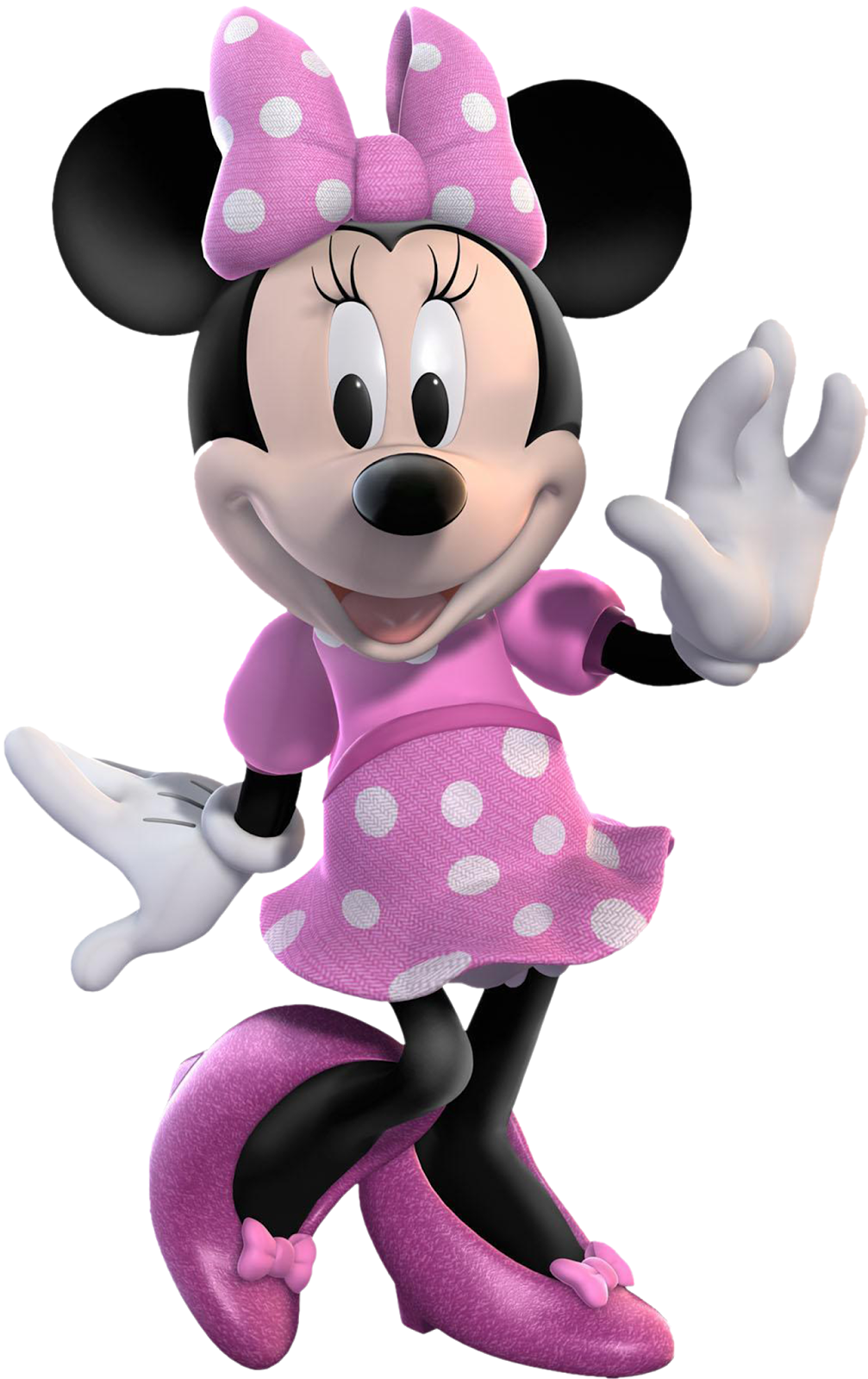 Baby Minnie Mouse Background PNG Image