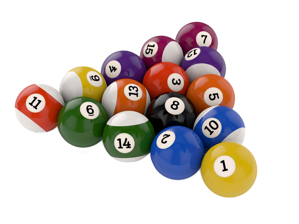 Billiard Balls Transparent Free PNG