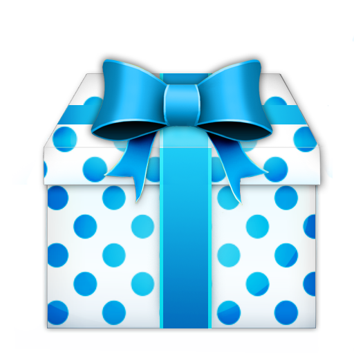 Birthday Present Background PNG Image