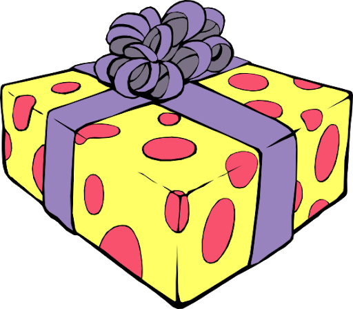 Birthday Present Wrapped Download Free PNG