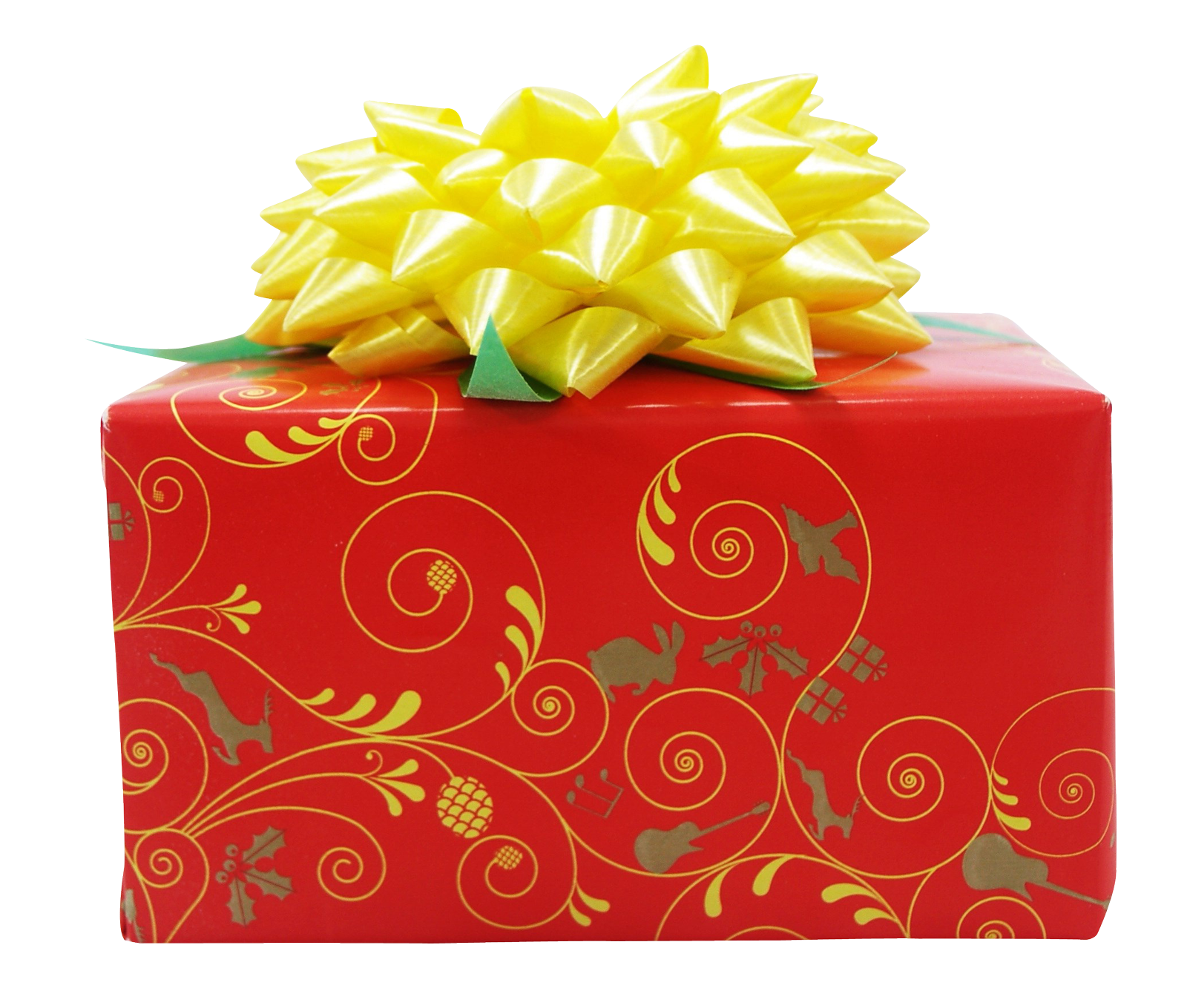 Birthday Present Wrapped Transparent Background