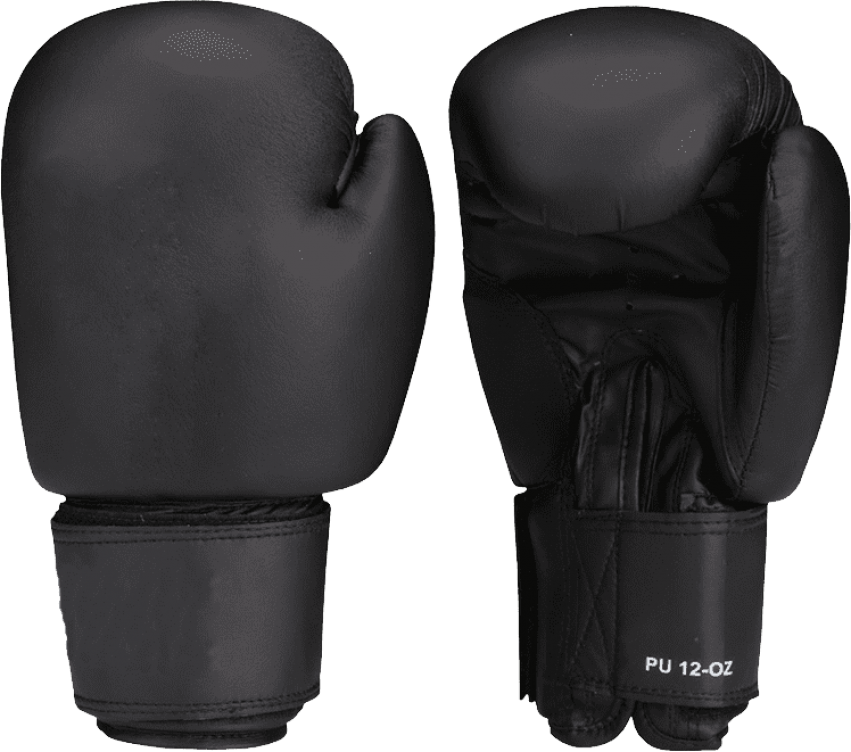Black Boxing Gloves PNG Clipart Background