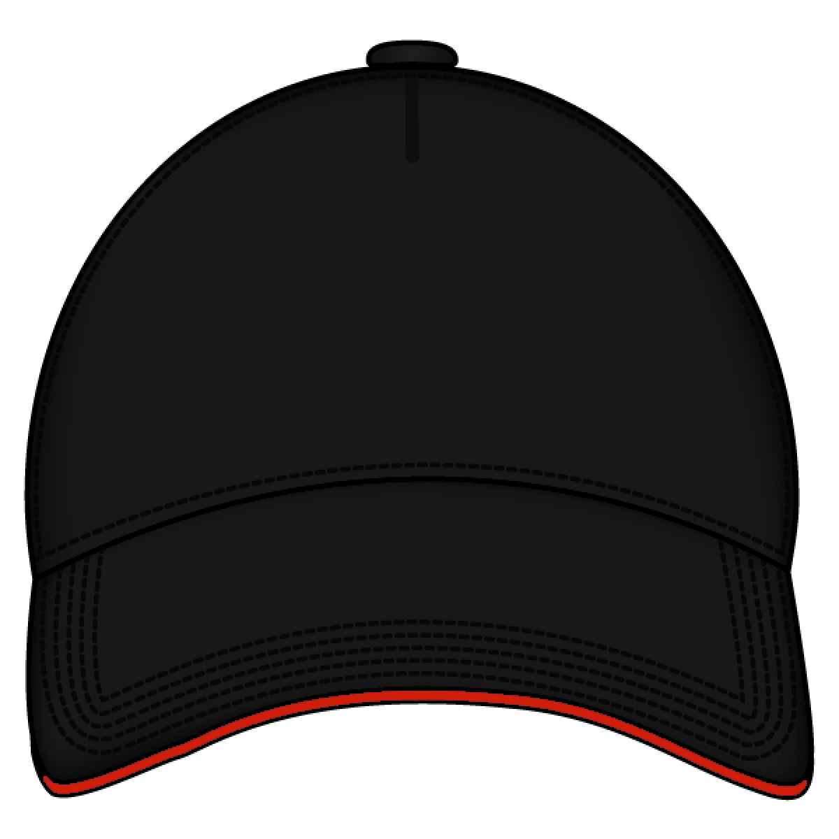 قبعة سوداء Png شفافة
