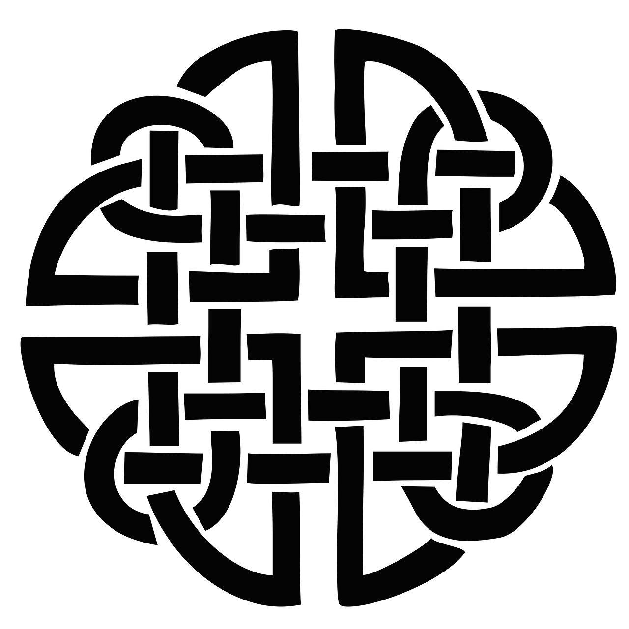 Black Celtic Knot Tattoos Transparent Image
