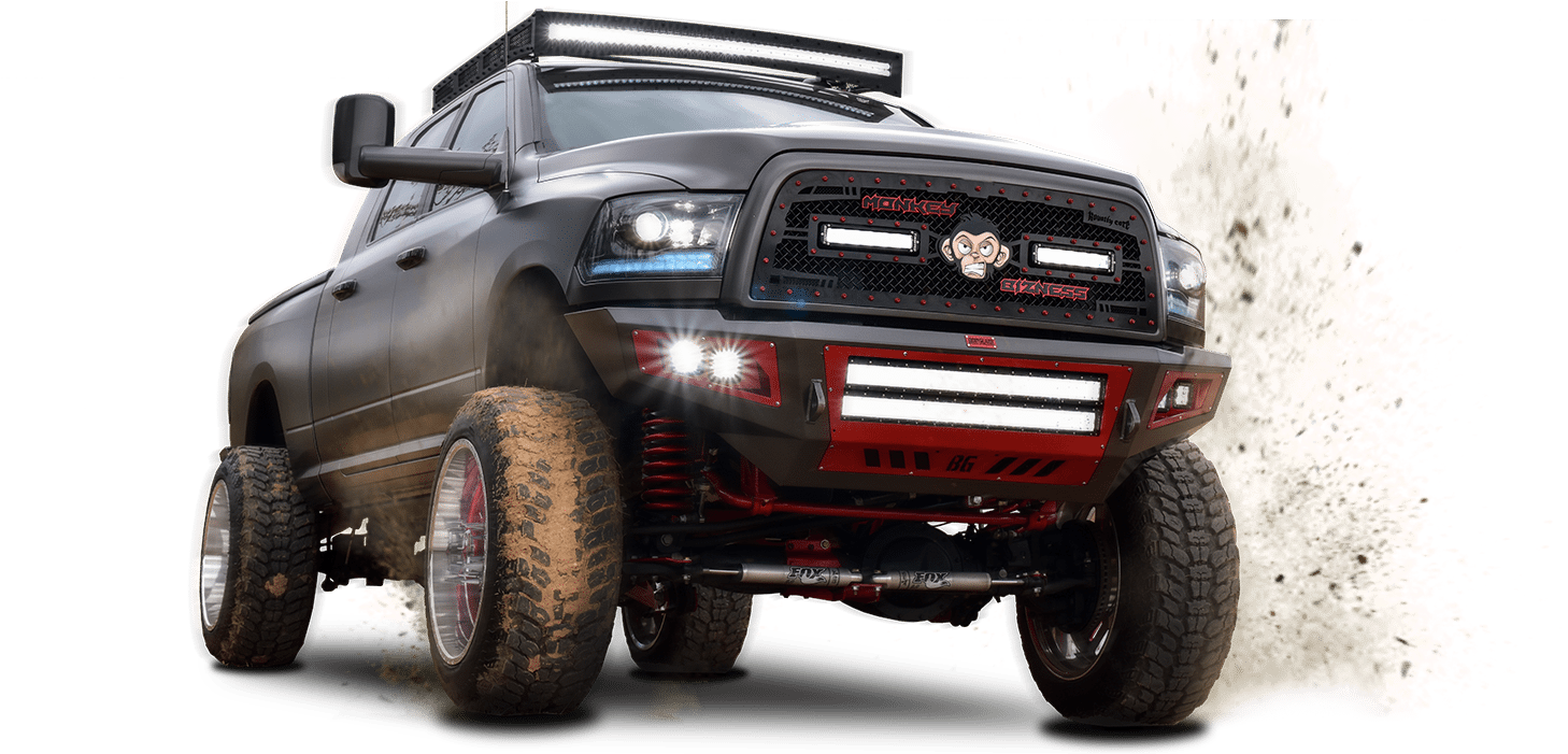 Black Dodge Ram Background PNG Image