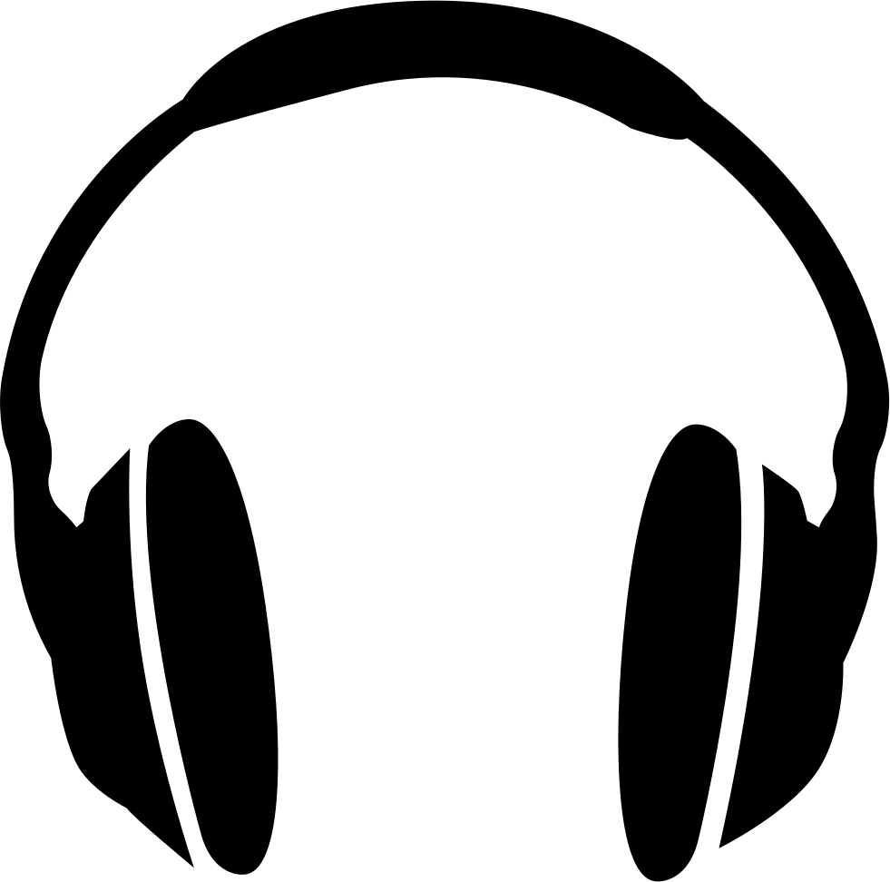 Black Headphones Transparent Images