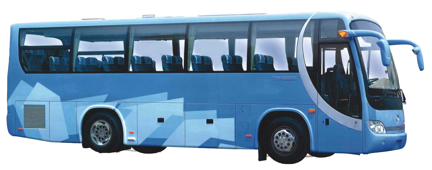 Blue Bus PNG HD Quality