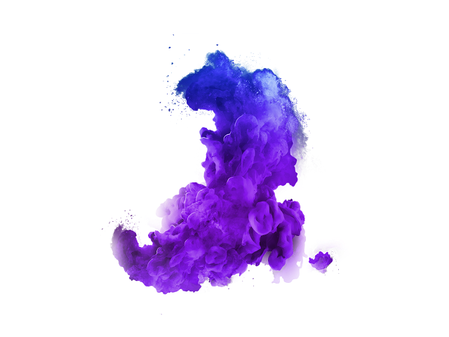 Blue Colored Smoke PNG HD Quality