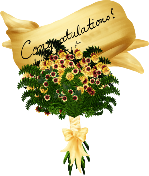 Bouquet Congratulation Flower PNG HD Quality