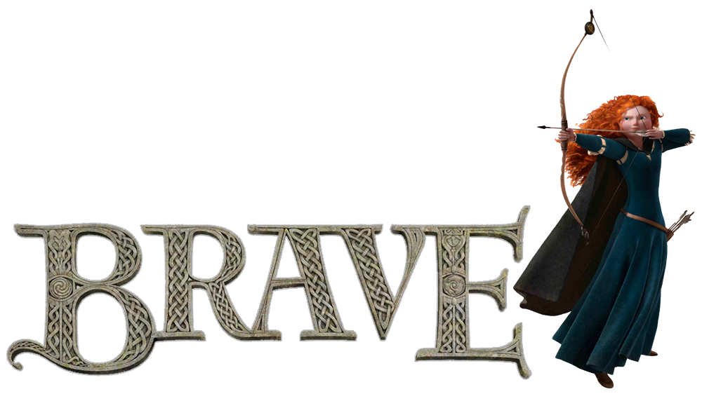 Brave Movie Logo Background PNG Image