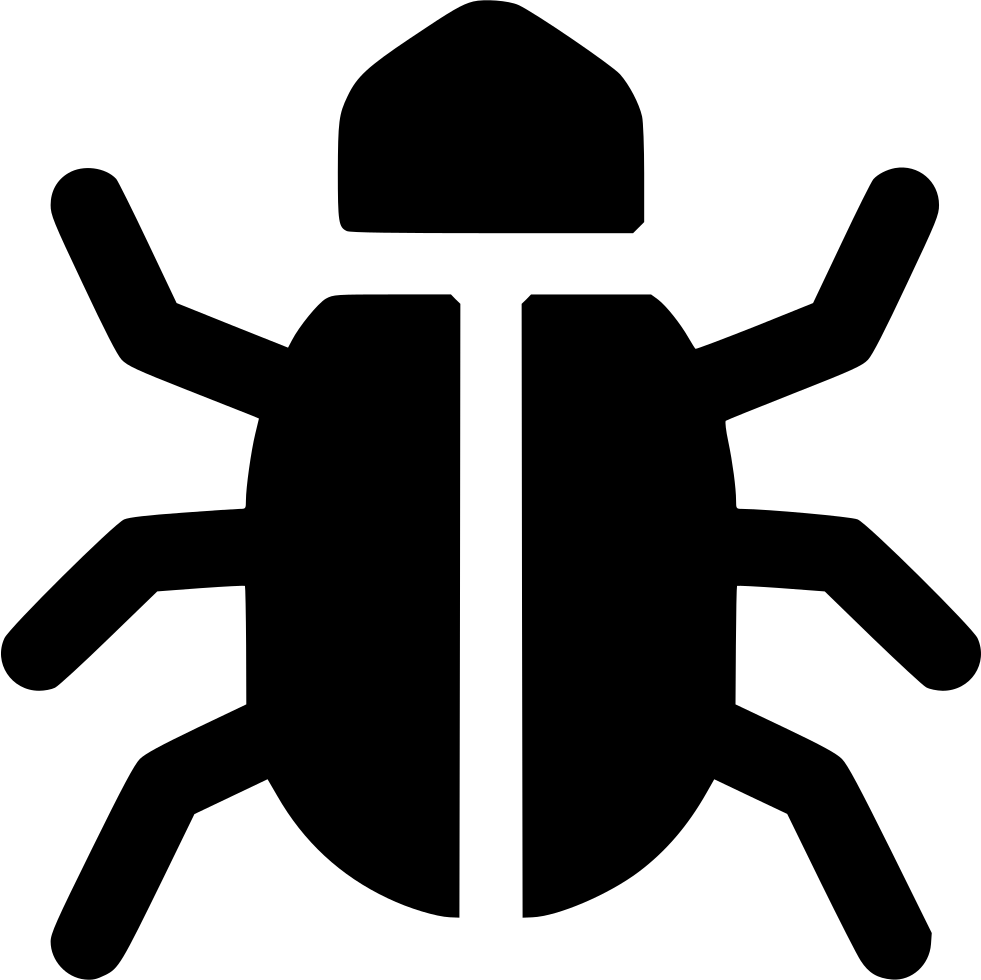 Bug Silhouette PNG HD Quality