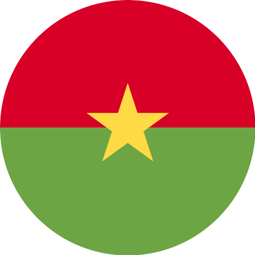 Burkina Faso Round Flag Transparent File