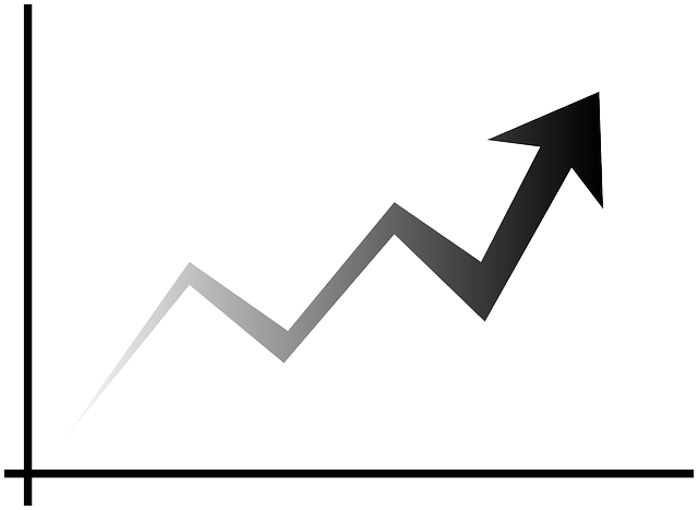 Business Growth Chart Icon PNG Clipart Background