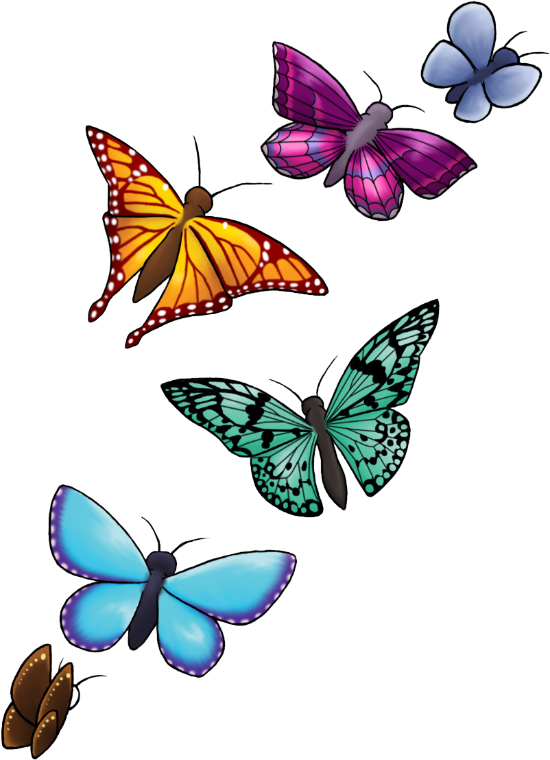Butterfly Tattoo Design No Background