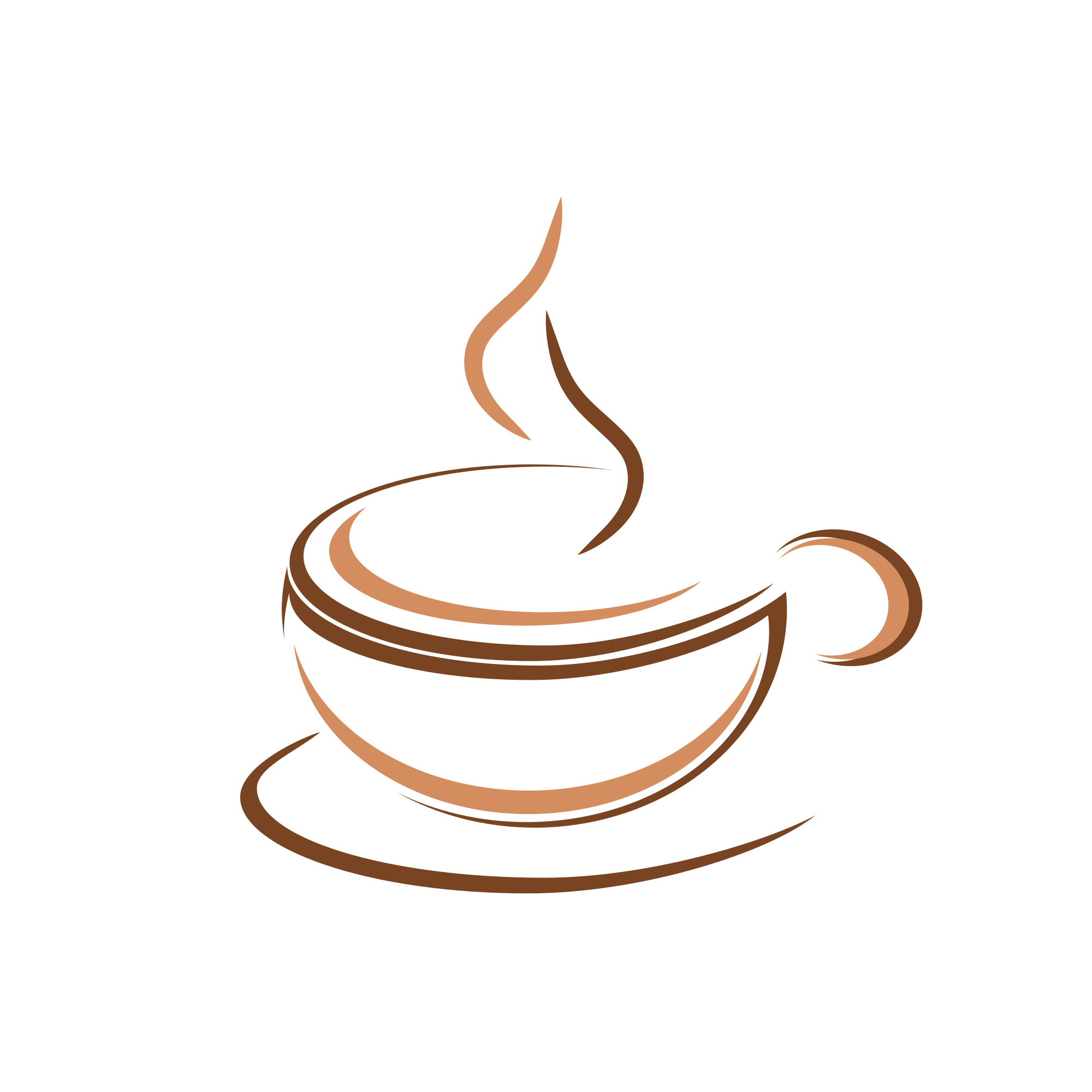 Cafe Logo Background PNG Image