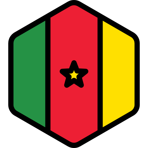 Cameroon Flag Background PNG Image